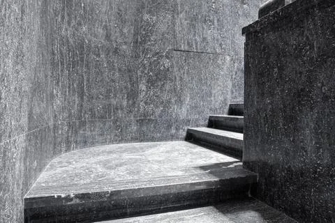 An marble staircase Stock Photos