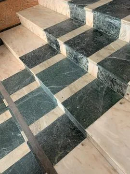 Marble staircase Stock Photos