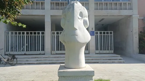 Marble statue, Avenza, September 7, 2026, Italy Stock Footage 344879280