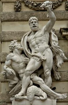 Marble statue - Titans Stock Photos