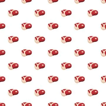 Marble steak pattern seamless vector Stock Illustration