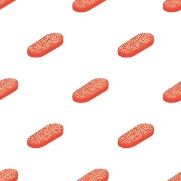 Marble steak pattern seamless vector Stock Illustration