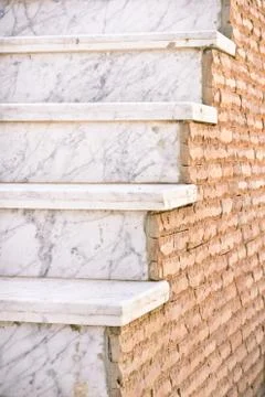 Marble steps Stock Photos