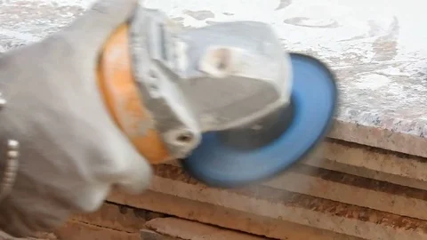 Marble stone cutting Видео 72139239
