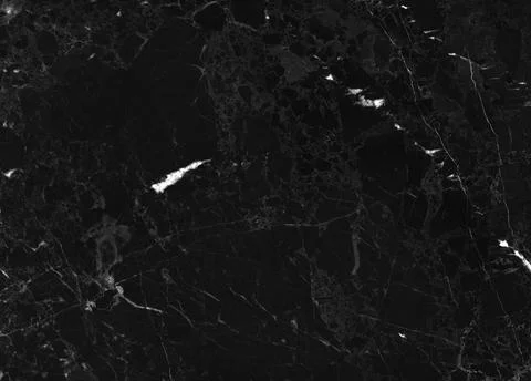 Marble stone pattern useful as background or texture, natural black white marble Stock Photos