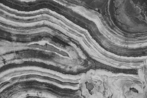 Marble stone pattern useful as background or texture, natural black white marble Stock Photos