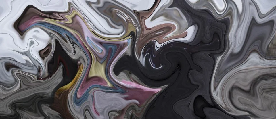 Marble stone texture abstract background grunge ink in water. fake painted Stock Illustration