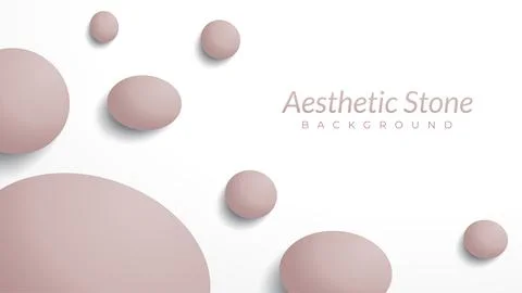 Marble stones vector illustration. aesthetic background design template wit.. Illustrazione stock