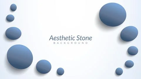 Marble stones vector illustration. aesthetic background design template wit.. Ilustração Stock