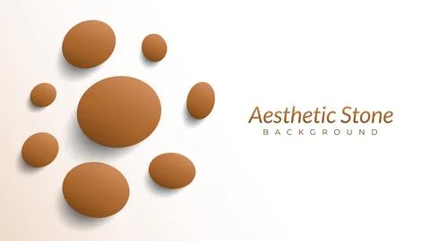 Marble stones vector illustration. aesthetic background design template wit.. Ilustração Stock