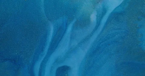 Marble stream shiny fluid ink glitter abstract Video stock 321007927