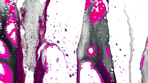 Marble swirl liquid marble texture bright color colorful abstract background. Stock Footage 301886893