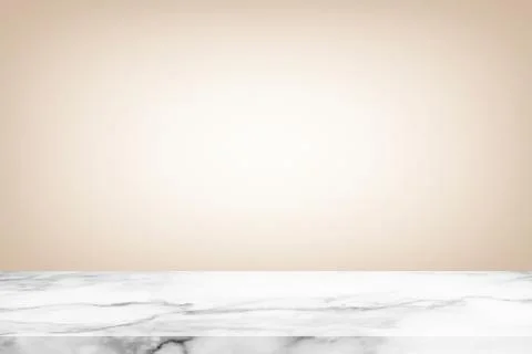 Marble Table with Silver Grey Tone Gradient Texture Background with Grain. Stock Photos