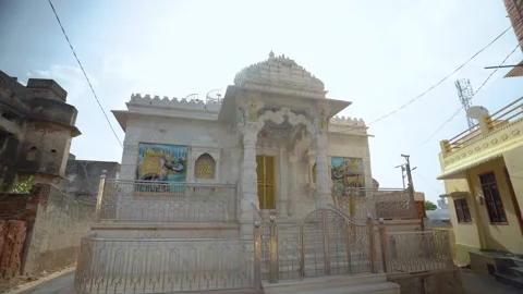 Marble Temple with Golden Gate Video stock 322158351