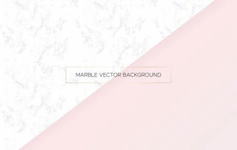 Marble texture abstract background. White and pink Stock Illustration