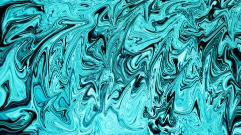 The marble texture is black and blue liquid. Stock Illustration