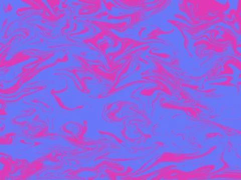 The marble texture is blue and pink liquid. Stock Illustration