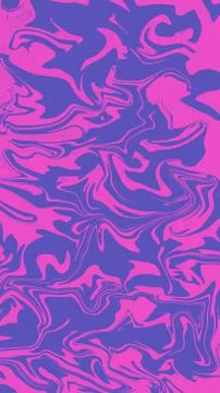 The marble texture is blue and pink liquid. Stock Illustration