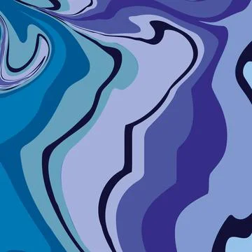 Marble Texture in blue and violet colors. Abstract vector image. Illustrazione stock