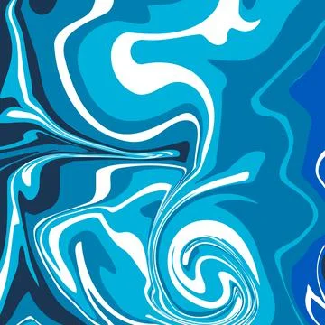 Marble Texture in blue and white colors. Abstract vector image. イラスト素材