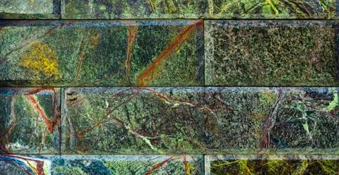 Marble texture decorative brick, wall tiles made of natural stone. Building Fotos de archivo