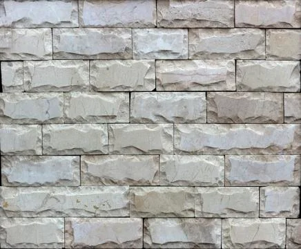Marble texture decorative brick, wall tiles made of natural stone. Building Stock Photos