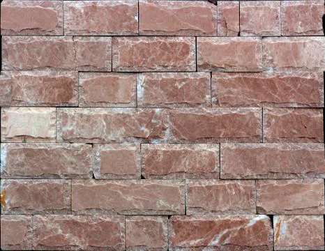 Marble texture decorative brick, wall tiles made of natural stone. Building Fotos de archivo