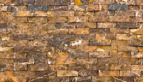 Marble texture decorative brick, wall tiles made of natural stone. Building Fotos de archivo