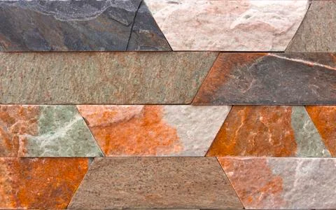 Marble texture decorative brick, wall tiles made of natural stone. Building Fotos de archivo