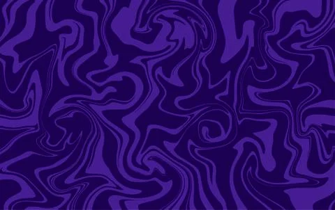 Marble texture. Dynamic liquid pattern in purple. Wavy lines. Vector marble Stock Illustration