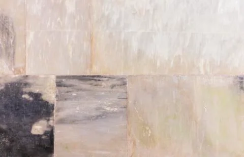 Marble texture – floor with multi-colored stone slabs background Stock Photos