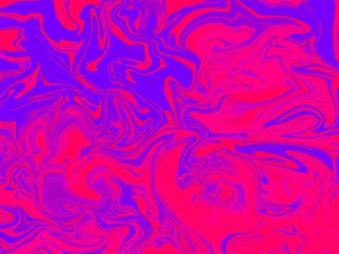 The marble texture is pink and blue liquid. Stock Illustration