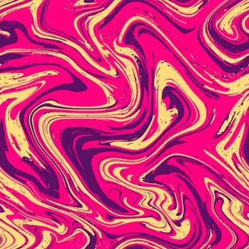 Marble texture seamless background. Pink, violet, purple abstract pattern. Se Stock Illustration
