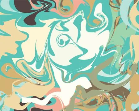 Marble texture seamless pattern Stock Illustration