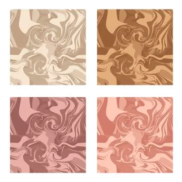 Marble texture set Stock Illustration
