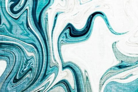 Marble texture textile background, abstract marbling art on canvas Stock Photos