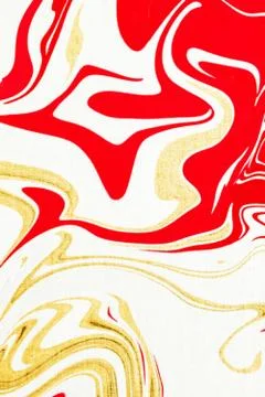 Marble texture textile background, abstract marbling art on canvas Stock Photos