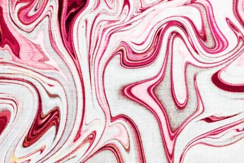 Marble texture textile background, abstract marbling art on canvas Stock Photos