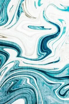 Marble texture textile background, abstract marbling art on canvas Stock Photos