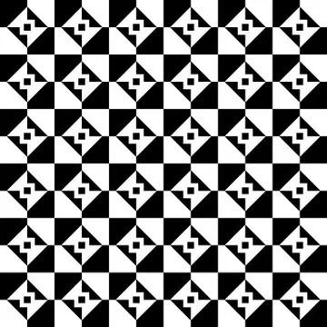 Marble texture like vector pattern. Seamlessly repeatable monochrome backgrou Stock Illustration