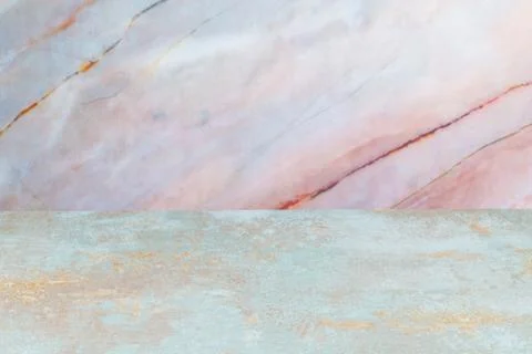 Marble texture on the wall and cement background. Close Up photo on the surfa Stock Photos