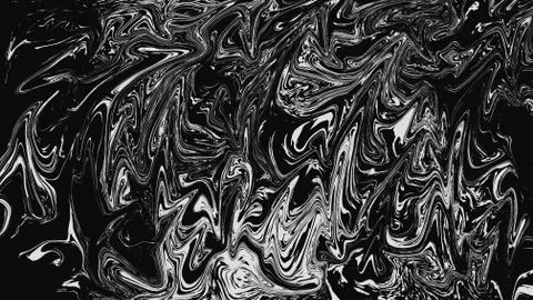 The marble texture is white and black liquid. Stock Illustration