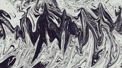 The marble texture is white and black liquid. Stock Illustration