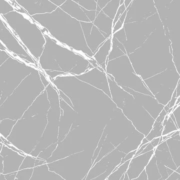 Marble texture with white veins. Vector pattern Stock Illustration