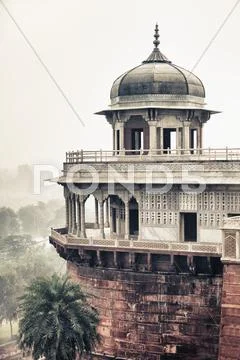 Marble tower in agra, india Stock Photos