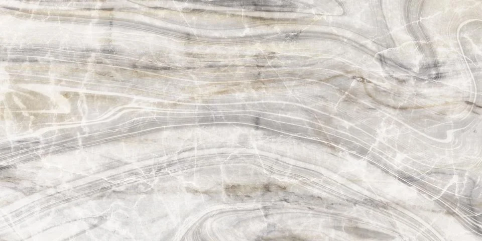 Marble wall white brown pattern ink swirl yellow green graphic background Stock Photos