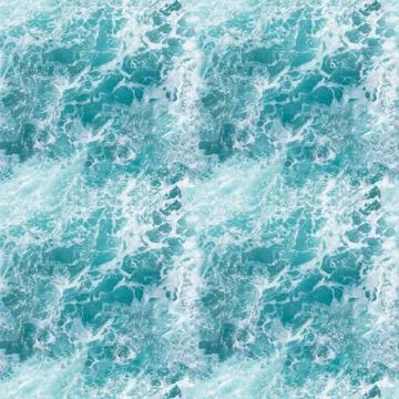 Marble water background, seamless pattern Stock Illustration