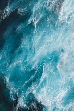 Marble water texture, ocean waves motive Stock Photos