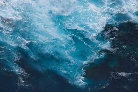 Marble water texture, ocean waves motive Foto stock
