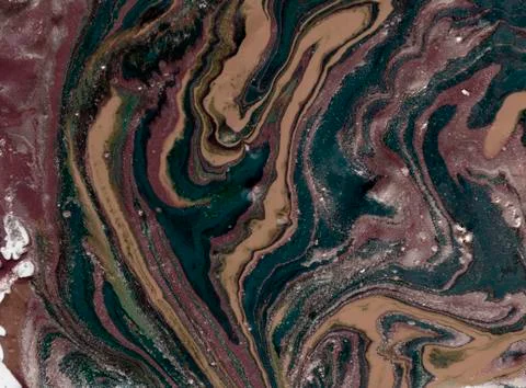 Marbled abstract background. Liquid marble pattern. Colorful marble backdrop Stock Illustration